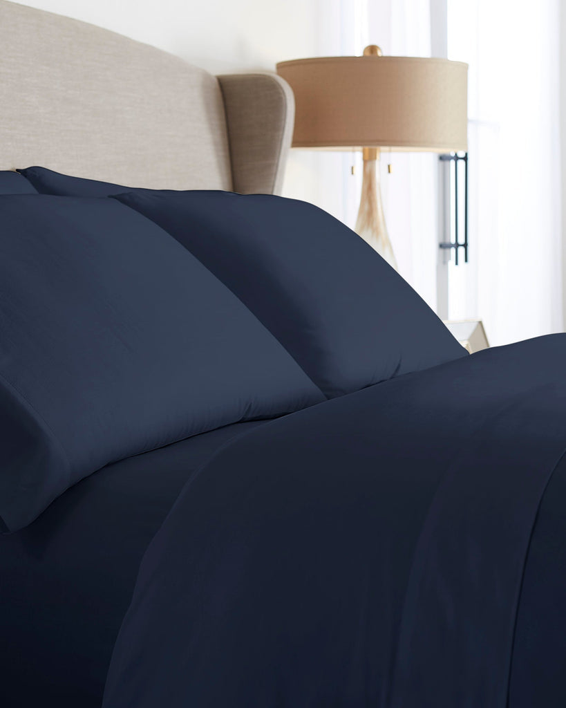 Organic Cotton Sateen Sheets, 300 Thread Count, Gray Color