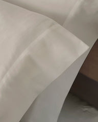 Organic Cotton Sateen Sheets, 300 Thread Count, Gray Color