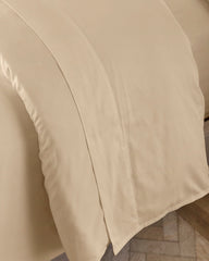Organic Cotton Sateen Sheets, 300 Thread Count, Gray Color
