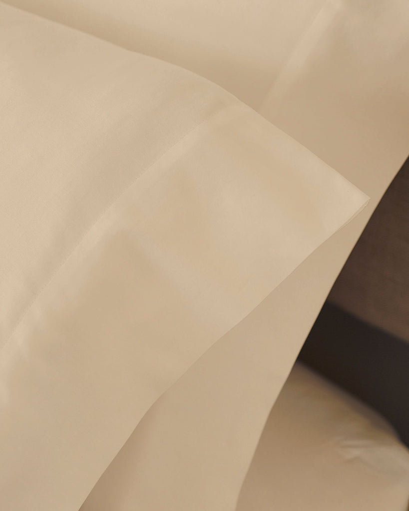 Organic Cotton Sateen Sheets, 300 Thread Count, Gray Color